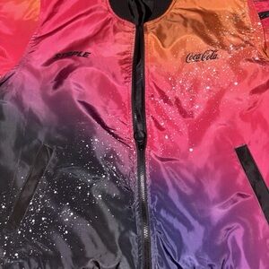 Coca Cola Creations X Staple Starlight Bomber Jacket Limited Edition Size M